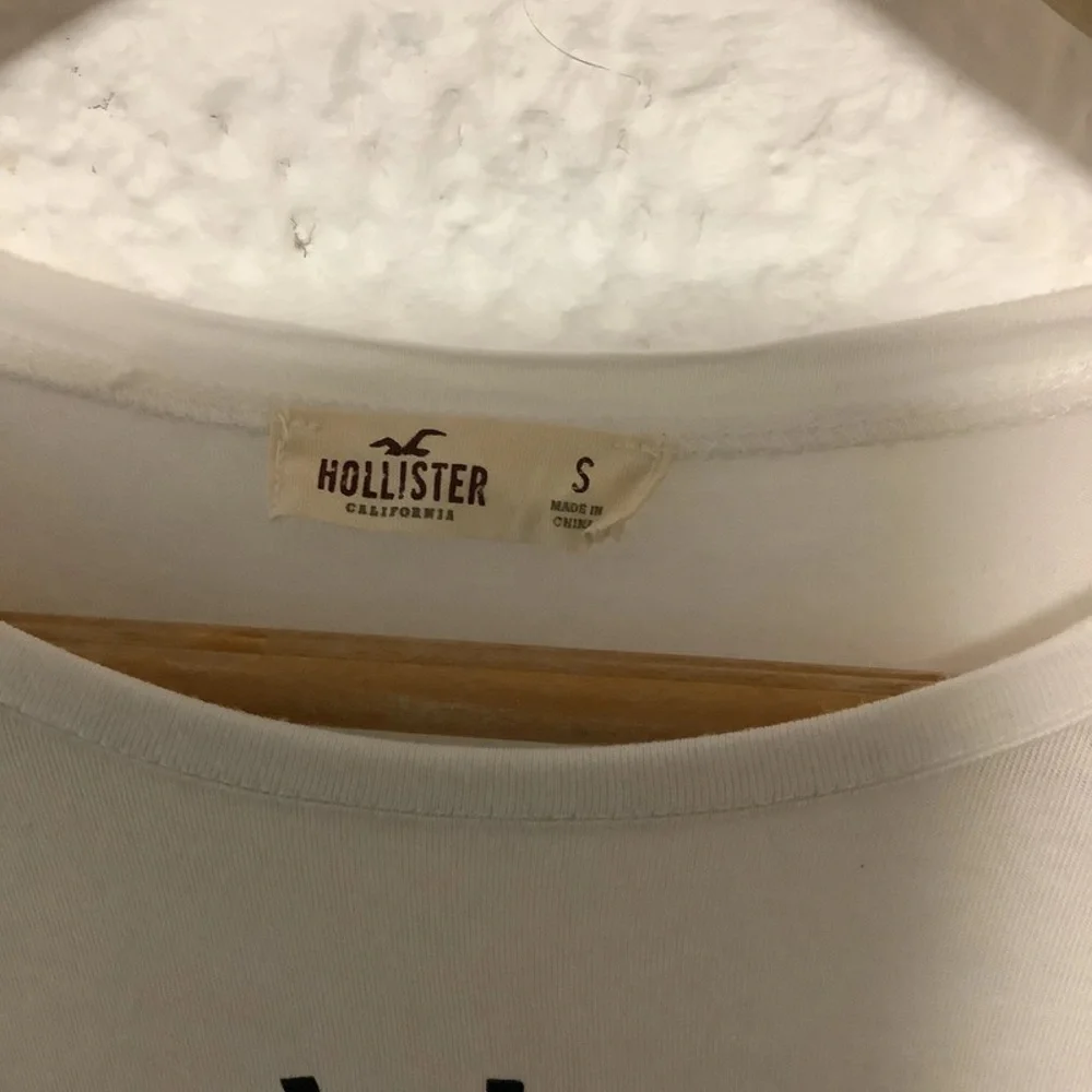 Hollister Oversize T Shirt - Size S - White - Cotton - P2P 16โ - Picture 8 of 8